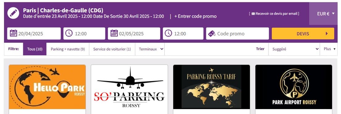 Code promo Look4Parking