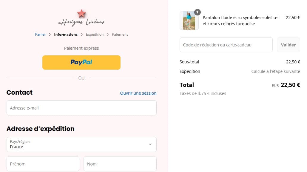Code promo Horizons Lointains