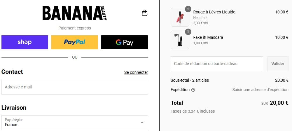 Code promo Banana Beauty