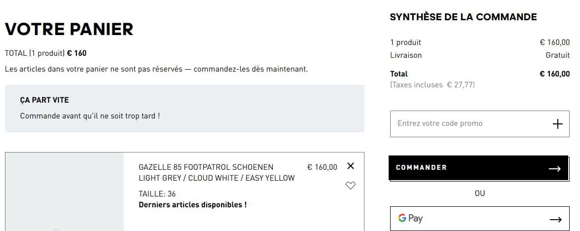 Code promo adidas Belgique