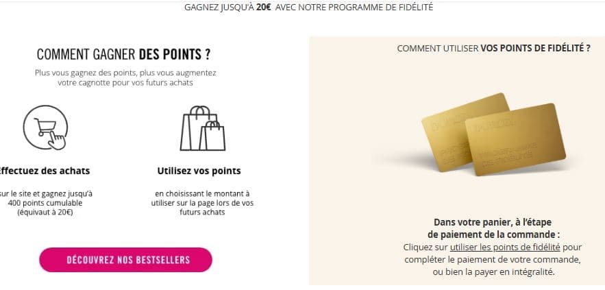Programme de fidélité Dorcel Store