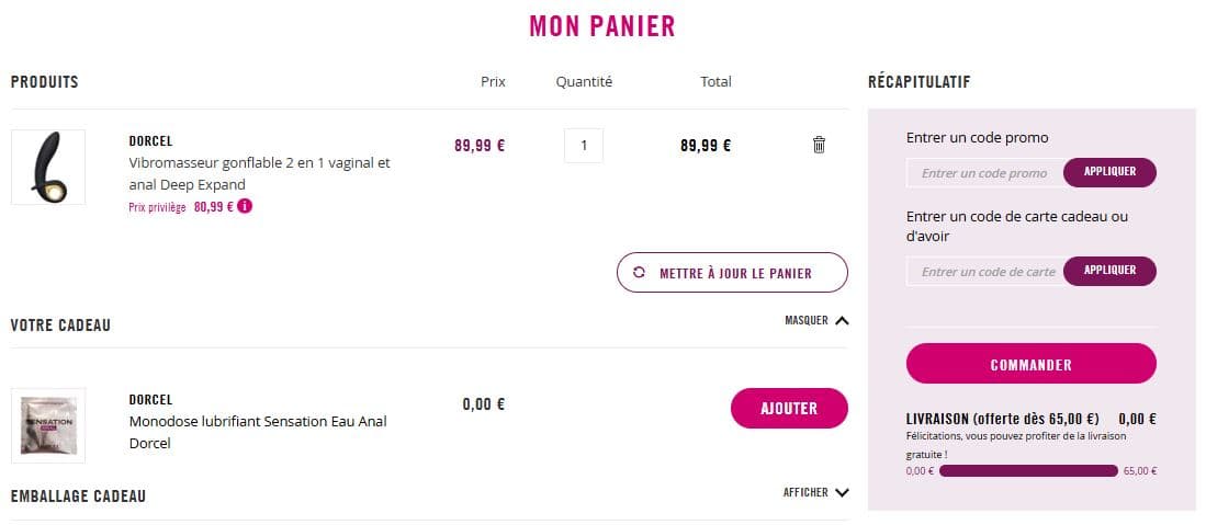 Code promo Dorcel Store