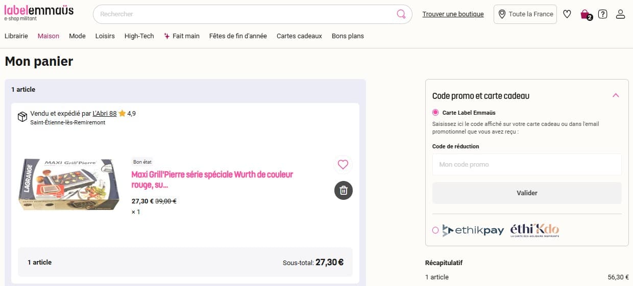 Code promotionnel Label Emaus