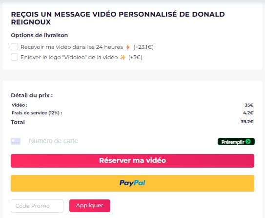 Code promo Vidoleo