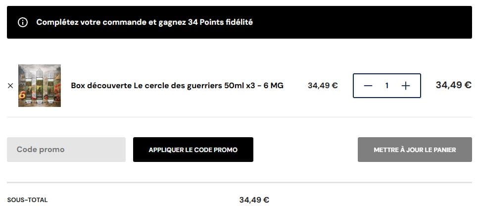 Code promo Liquidbox