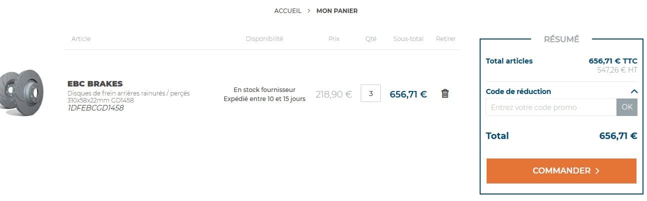 Code promo Oreca