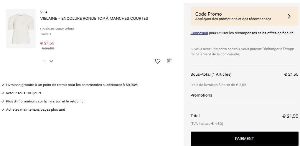 Code promo Vila