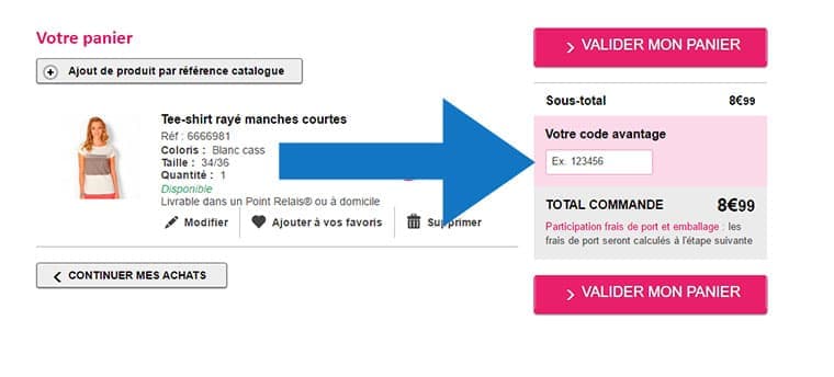 code promo Blancheporte valide