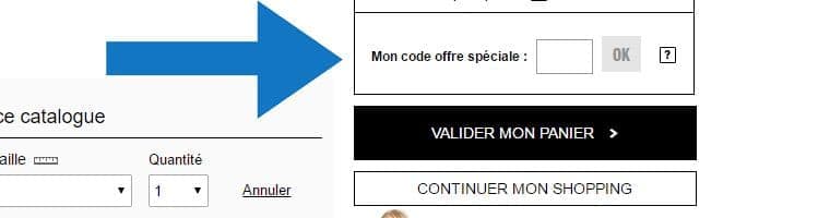 Où mettre le code promo La Redoute ?