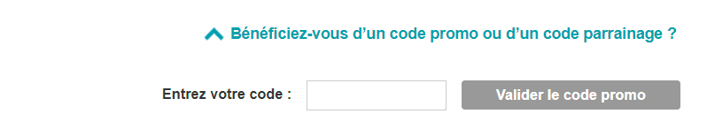 Où mettre un code promo Sosh?