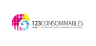 123 consommables Logo