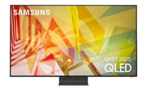 Samsung QLED 4K 2020 55Q95T Smart TV 55" avec résolution 4K UHD, Direct Full Array Elite HDR 2000, Intelligence Artificielle 4K, Multi View, OTS, Premium One Remote et Assistants vocaux intégrés