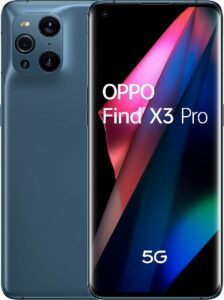 OPPO Find X3 Pro - Smartphone 5G Débloqué, 12 Go RAM + 256 Go, Ecran AMOLED 10 bits 120Hz 6,7”, Snapdragon 888, 2 Capteurs Sony 50 MP + Microscope, Charge Rapide 100% en 35 mins, 4500 mAh, Noir