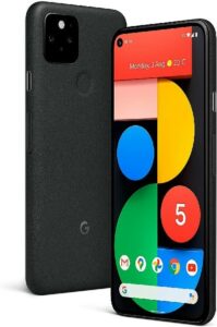 Google Pixel 5 15,2 cm (6") SIM Unique 5G USB Type-C 8 Go 128 Go 4000 mAh Noir
