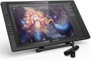XP-PEN Artist 22E PRO Tablette Graphique avec Ecran 22 Pouces Moniteur de Dessin IPS HD avec 16 Raccourci et Support Ajustable Stylet à 8192 Niveaux