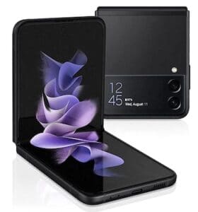 Samsung Galaxy Z Flip3 5G 128 Go Version Française, smartphone Android pliable, débloqué, Ecouteurs inclus, noir