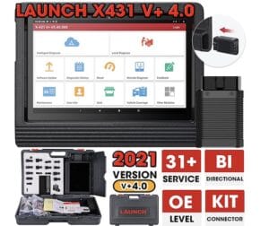 LAUNCH X431 V+ Valise Diagnostic Scanner OBD2 Multimarque Systèmes Complets,Compatible avec Android Wifi DBScarII Bluetooth,2 ans Mise à Jour Gratuite​