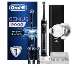 Oral-B Genius 9000 Electric Rechargeable Toothbrush Powered by Braun - Black by Oral-B