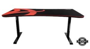 Arozzi Arena Gaming/Office Desk, “Best Dedicated Gaming Computer Desk” Metal Frame, Cable Management, Ultrawide Surface 160x82cm, Water Resistant and Machine Washable Full Surface Mousepad