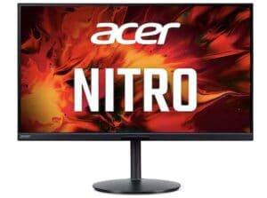 Acer Nitro XV282KKV Moniteur de Gaming 28" (écran 71 cm) 4K (UHD), 144Hz, 1 ms (G2G), 2 x HDMI 2.1 avec DSC, DP 1.4 avec DSC, réglable en Hauteur, pivotant, DP FreeSync, HDMI VRR, Noir