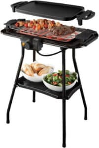 Russell Hobbs 20950-56 Barbecue Plancha Electrique 3en1 Fiesta, Thermostat Réglable