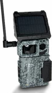 Spypoint Link-Micro-S LTE Caméra de chasse avec panneau solaire et carte SIM pour transmission cellulaire Caméra à infrarouge avec 4 LED puissantes et résolution de 10 mégapixels