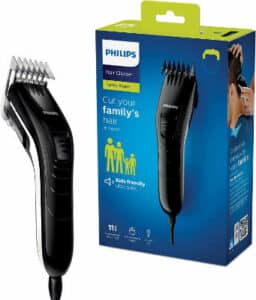 Philips Hair Clipper, Tondeuse à Cheveux Lavable, silencieux et puissant (Modèle QC5115/15)