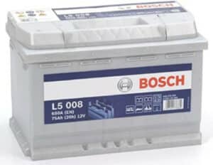 Bosch Automotive L5008 Batterie décharge lente 12V, 75 Ah, 650A - Loisirs, Camping-Cars, Bateaux, 17.5 x 19 x 27.8 cm