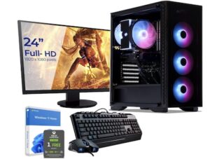 Sedatech Pack PC Gamer Pro • Intel i9-11900KF • RTX3060 • 16Go RAM • 1To SSD M.2 • 2To HDD • Windows 11 • Moniteur 24"