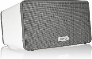 Sonos Play:3 Enceinte sans-fil multiroom wifi, haut-parleur hifi connecté pour diffuser votre musique préférée à partir de votre téléphone (iPhone, Android), tablette et ordinateur PC/Mac - Blanc