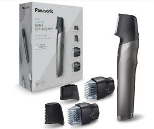 Panasonic - Personalcare ER-GY60-H503 | Tondeuse 2 en 1 - Barbe et corps - Ishaper 20 positions de coupe 4 accessoires 50 min d'autonomie Charge 1 heure Wet & Dry Argent