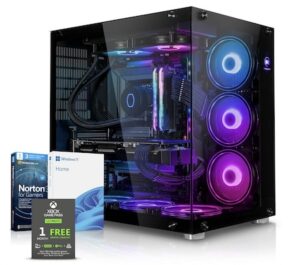 Megaport High End PC Gamer • Intel Core i7-13700KF 16-Coeurs jusqu'à 5,40GHz Turbo • Windows 11 • GeForce RTX4060Ti • 32Go • 2To M.2 SSD • Refroidissement liquide • Unité centrale ordinateur de bureau